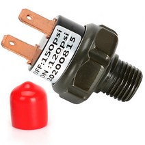 스위치 제어 시그널 센서 120-150PSI 1/4 "NPT 에어 혼 트레인 서스펜션 압축기 압력 스위치 밸브, 한개옵션0