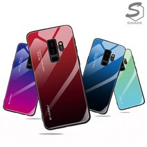 수나르 갤럭시A30S A307 그라데이션 강화글라스 휴대폰 핸드폰 케이스, 선택완료, 갤럭시A30S(A307)/spc004 블루블랙