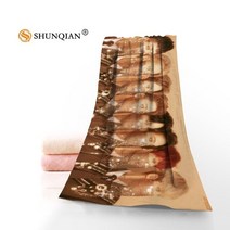 드라잉타월 아이돌 서포트 Ateez 마이크로파이버 페이스 타올 35x75cm 빨리 건조 스포츠 타월, [01] 35x75cm, [03] 2