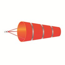Windsock-야외 풍향 항공 윈드삭스 가방 형광 방수 날씨 베인 공항 정원 농장, 1.5m, 빨간, 01 red_04 1.5m