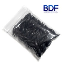 청룡조구 코팅롤링도래추 80개 벌크 봉돌 싱커 회전 롤링봉돌 바다부력 무게, 1개