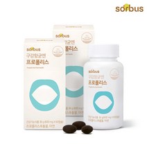 [소버스] 구강항균엔 프로폴리스 (60캡슐) x 2병, 상세 설명 참조, 상세 설명 참조