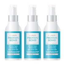 착한팩토리 단백질폭탄 실크90% 헤어에센스 100ml / 여신머릿결을위한 종결자2탄!, 3.단백질폭탄 실크90%테라피 100ml 3개
