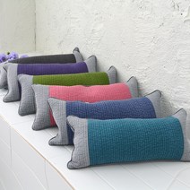 사랑예감 논슬립 사각 특허베개 (메밀/바이오칩베개), 보라색