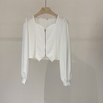 김비서블라우스 왕리본 벌룬 곱창 봄 여름 블라우스 5 6 월 결혼식 하객룩