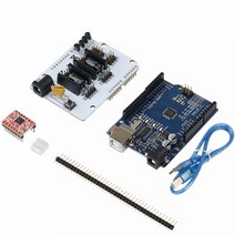 아두이노 R3 ATmega328p A4988 용 프린터 스캐너 확장 보드 스테퍼 모터 드라이버 키트, A