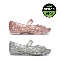 크록스(CROCS) 크록스 키즈 CROCS ISABELLA FLOWER FLAT K BPK (20SKFT205461)
