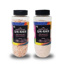 포프랑 히말라야 핑크솔트 100% 입욕제 족욕제 1+1(굵은입자+분말입자) 세트, 2세트