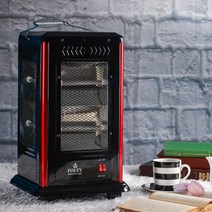 폴리 5방향 따시난로, 블랙, QT200C