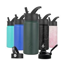 BJPKPK 절연 물병 보온병 50oz, Army Green, 18oz(530ml)