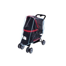 강아지 고양이 유모차 개모차 방수커버 보조 수납 가방, 보조가방 블랙