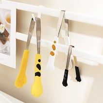 르리에 캐치캣 고양이 주방집게 소 + 중 + 대 세트, 화이트, 1세트