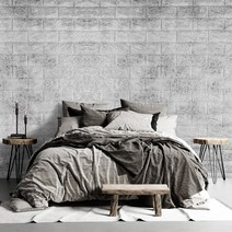 폼블럭 블럭아이 10mmX1mX2.5m_접착식 단열벽지 포인트 시트지 필름 곰팡이방지 보온 벽돌 스티커 셀프시공, 진그레이