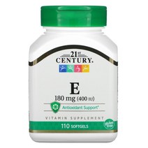 21st Century 비타민 E 180mg(400IU) 소프트젤 110정, 110 카운트