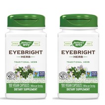 네이쳐스 웨이 아이브라이트 허브 860mg 100캡슐 X 2통 식물성 캡슐