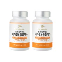 뉴트리메이드 비타민B 콤플렉스 800mg x 180정, 2개