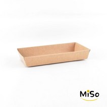 DRP-10 마카롱포장용기 미니버거용기 사각포장용기 종이트레이 크라프트도시락 샌드위치도시락 크라프트용기 600개