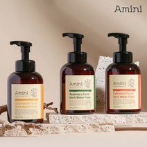 [아미니] 저자극 버블클렌저 허브워터폼 3종 500ml (선택1), 선택:2. 카렌듈라 워터폼 500ml