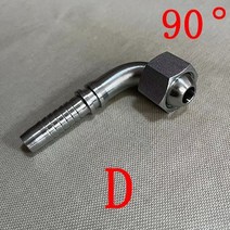 유압호스 고압 Metric M10-42 유압 콘 호스 엔드 withold 유형 튜브 고압 피팅 6-25mm 가시 조인트 커넥터, 06 D bend_09 10MM to M16x1.5
