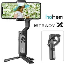 Hohem-iSteady X 짐벌 스태빌라이저 스마트폰용 3 축 경량 접이식 휴대폰 짐벌 아이폰 11 프로 맥스 Xs 1, 01 iSteady X Black