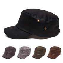 컨퓨전 크랙 가죽 군모