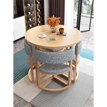 리셉션 협상 고객 판매 밀크티 전문점 커피숍 휴게실 작은 발코니 작은 원형 테이블과 의자 등을 보관할 수 있습니다., 다크그레이천의자+화이트80테이블