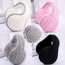 기획상품 - KJ 휴대용 니트 귀마개/겨울 패션 귀마개/간편한 휴대 귀마개/니트 귀도리/따뜻한 휴대용 접이식 니트 귀마개
