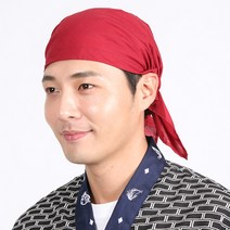 고무줄 위생 두건 주방 축제 행사 일식 조리 HT02, HT02 색동