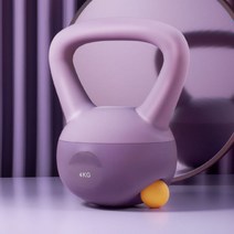 [빼다]슬라임 스윙 소프티 케틀벨 5KG, 색상:5kg퍼플