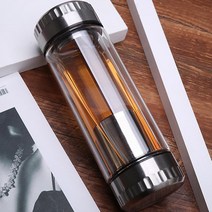 ZRM679201300ml 이중유리 티텀블러 실버너트 물병 휴대용텀블러, 상세페이지 참조