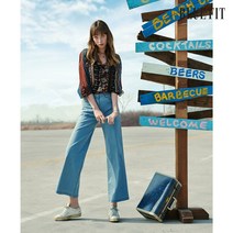 블루핏 BLUE FIT 크롭와이드 데님 3종