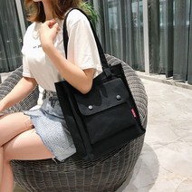 포피 캔버스 대학생 에코백 10대 캐주얼 가방 wc111