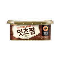 청정원 맛있는밑반찬 잇츠팜 통조림 햄 순돈육 추천 115g 자취 캠핑음식 간단한요리 간편식, 2개