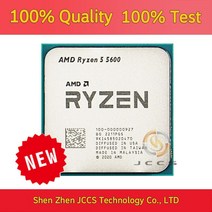CPU 5600rg amd ryzen 5 5600 r5 5600 3.5ghz 6 코어, 없음
