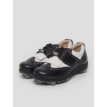 BEANPOLE GOLF [헬베스코] 여성 컬러 배색 스파이크 골프화 - 블랙