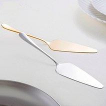 북유럽 골드 실버 스텐 서빙 톱니 서버 케이크 피자 디저트 예쁜 티타늄 도금