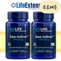 아이오딘 Sea Iodine 1000mg 60개입 1+1 [미국 직배송] 2통(1+1)