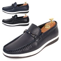 앵난이네 남성 소가죽 주름 스티치 체인로퍼 컴포트화