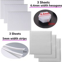 고주파실링기 2mm 두꺼운 5mm 3mm 폭 양면 3D 폼 스트립 접착제 스티커 DIY 셰이커 카드 Scrapbooking 공예 용품 만들기, [09]