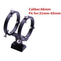 파인더 스코프 조정 가능 레이저 포인터 브래킷 42mm 50mm 66mm 82mm 알루미늄 6 포인트 가이드 링 천체 망원경, 03 L