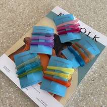 시나몬걸 컬러믹스3p 7.5cm 헤어핀 꽂이형 머리핀