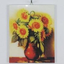 반고호_해배라기화병_레드-4060 아크릴 그림액자, 단품