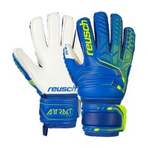 정품 로로이쉬 유소년 어트랙트핑거서포트 골키퍼장갑(5072810-4940)GK장갑, 블루/화이트/형광그린