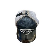 빈티지 본더치 UV 400 매직 바이저 모자 화이트 & 블랙 레어 캡