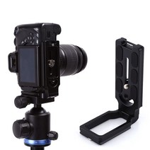 L형 플레이트 합금 브라켓 멀티 타입 세로 가로 그립 동영상 촬영 1인 플레이트 방송 유튜브 DSLR, 본상품선택, 본상품선택, 1개