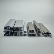 폴리카보네이트 렉산 부자재 덮개바 마감바 H바 연결바 가스켓 실리콘, H바(실버) 16T_2000mmX3개
