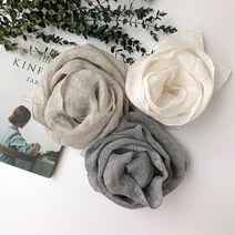 당일출고!! 가을스카프 간절기 풍성한 린넨 스카프 롱 퓨어린넨100% 가을 봄 여름 머플러 면 리넨 자체제작 국내산 6컬러 무지 단색 남자 여자 남성 여성