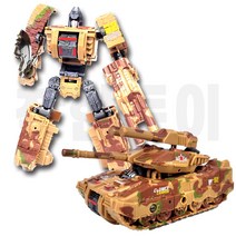 [탑프로모션]특공대 변신로봇 탱크 전투기 지프차 트럭, 선택2.브라운탱크