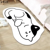 심플 캐릭터 이형 고양이 모조 캐시미어 욕실 흡수 매트 가정용 현관문 매트 화장실 속건 매트