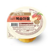 뉴케어 복숭아젤 환자용간식 환자간식 100g 10개